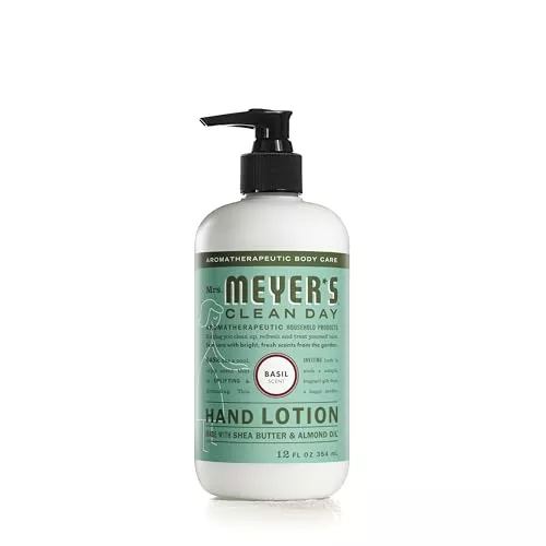 Mrs. Meyer's Hand Lotion - Non-Greasy Moisturizer with Shea Butter & Essential Oils, 12oz