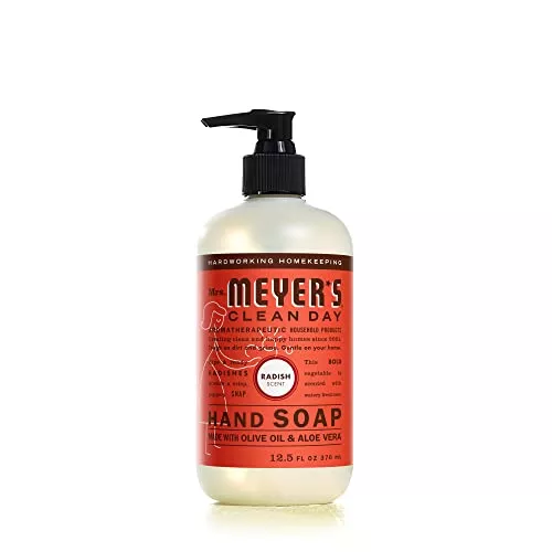 Mrs. Meyer's Hand Soap - Radish Scent, Made with Essential Oils, 12.5 Fl Oz