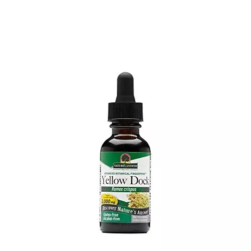 Nature's Answer Yellow Dock Root 2000mg - Supports Liver Function, Natural Detox - 1oz