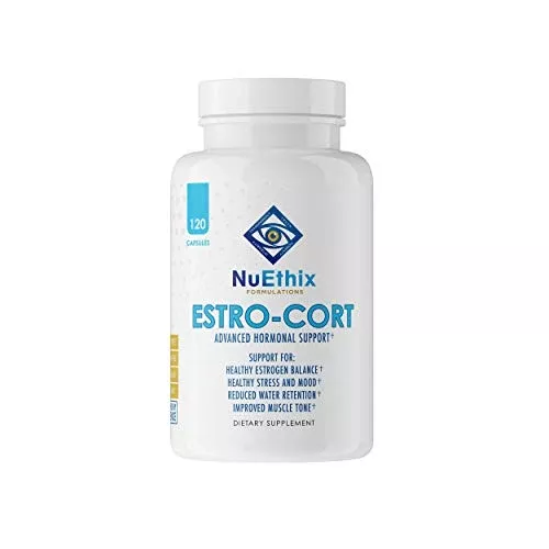 NuEthix Formulations Hormone Balancing Supplement - Supports Cortisol & Weight Management - 120 Caps