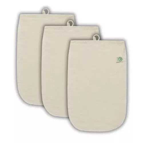 Organic Cotton Reusable Coffee Filter Bags - Versatile for Cold Brew & More - 3 Pack, Large
