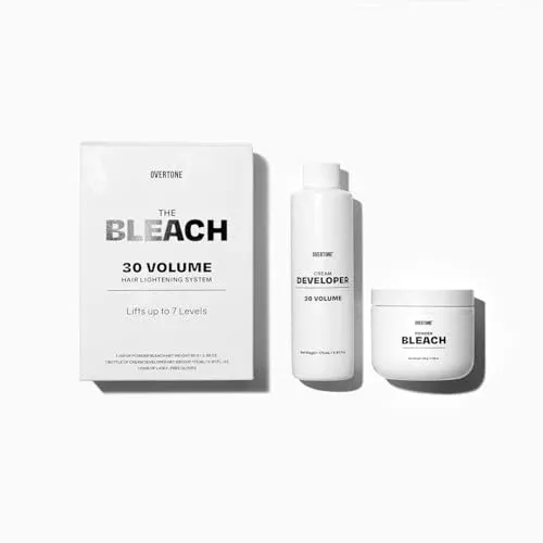 oVertone Hair Bleach Kit - Hydrating Formula, Vegan & Cruelty-Free - Lightens Up to 7 Levels