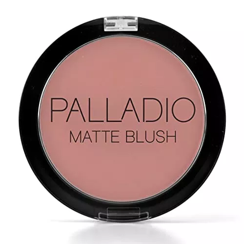 Palladio Matte Blush - Flawless Velvety Coverage, Botanical Infusion, Peach Ice - 0.14oz