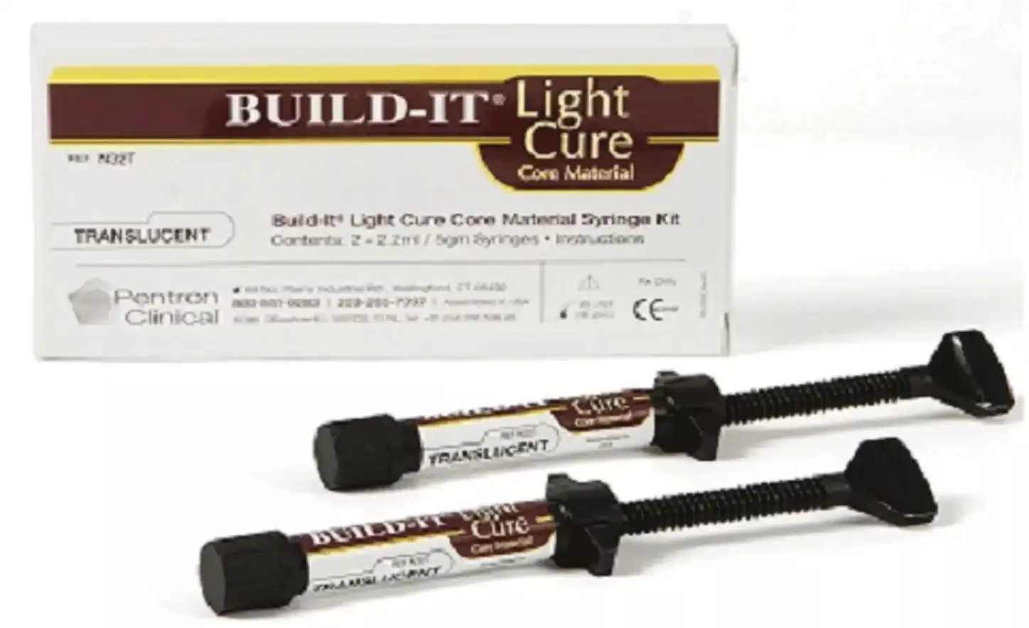Pentron - Build-It LC Translucent Syringe 2pk**Discontinued