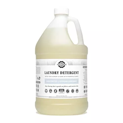 Plant-Based Concentrated Laundry Detergent - Hypoallergenic, Vegan, 128 Loads - 128oz