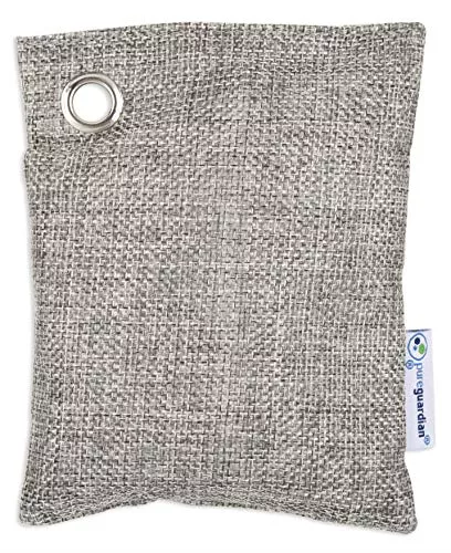 PureGuardian Bamboo Charcoal Air Purifying Bag - Naturally Absorbs Odors & Moisture - 100g Gray