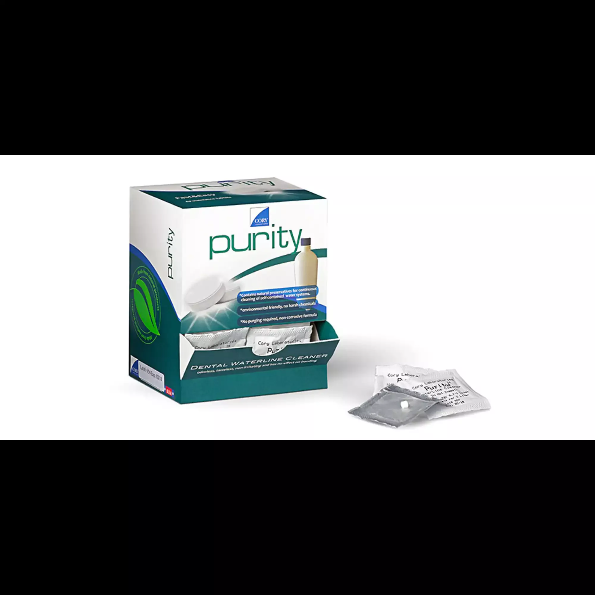Purity Dental Unit Waterline Cleaner Odorless Tasteless Nonirritating 80/box
