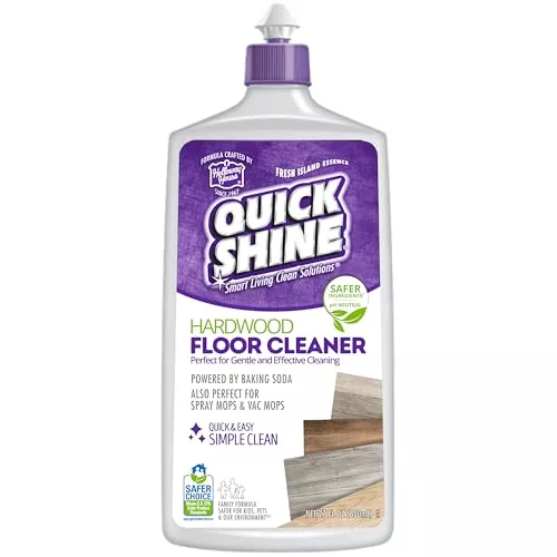 Quick Shine Floor Cleaner - Streak-Free, Plant-Based Formula, Safer Choice - 27oz