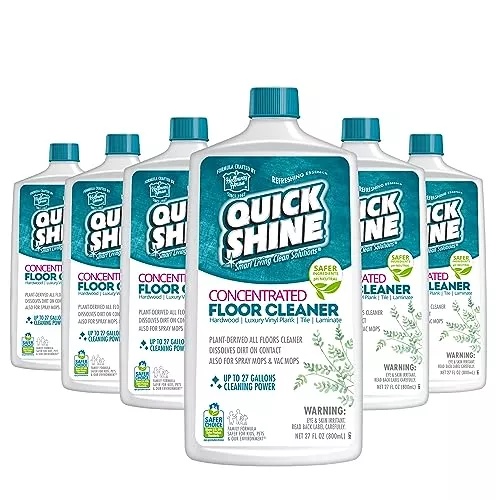 Quick Shine Multi-Surface Cleaner - Powerful Dirt Dissolving, EPA Certified - 27oz, Makes 27 Gallons