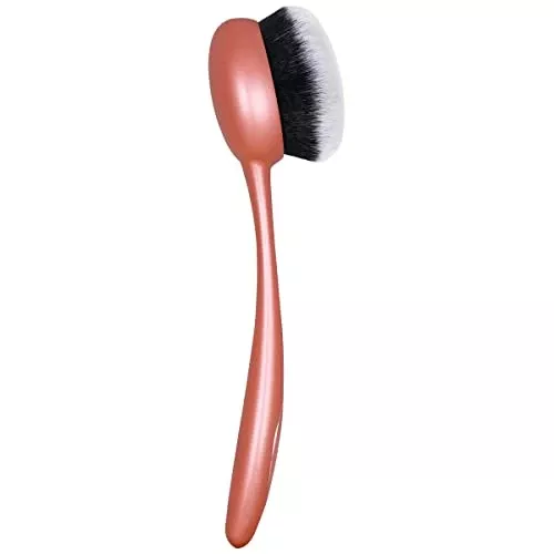 Real Techniques Blend & Blur Foundation Brush - Smooth Application, 100% Cruelty-Free - Oval Head