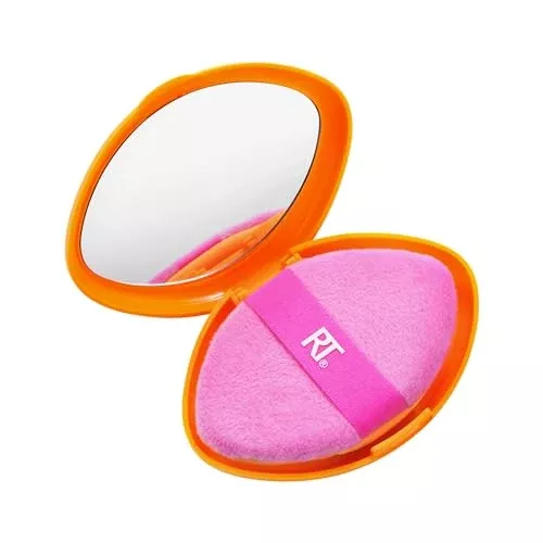 Real Techniques Dual-Sided Makeup Sponge & Puff - 100% Cruelty-Free, Vegan - 2 Count