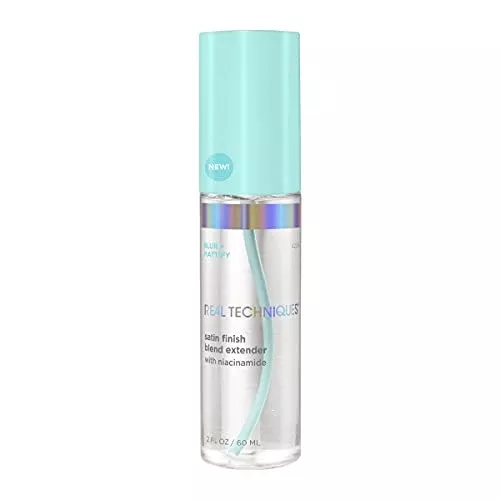 Real Techniques Setting Spray - Locks Makeup, Minimizes Shine, Niacinamide - 2 fl oz