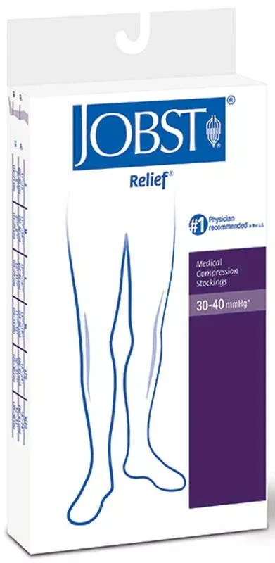 Relief Knee-high Extra Firm Compression Stockings X-large, Beige- 1 Each
