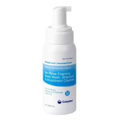 Rinse-Free Shampoo and Body Wash Bedside-Care 8.1 oz. Pump Bottle Unscented 1/EA