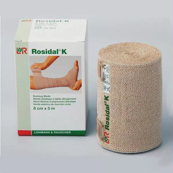 Rosidal K Short Stretch Bandage, 4.7" X 5.5 Yds.- Box of 1