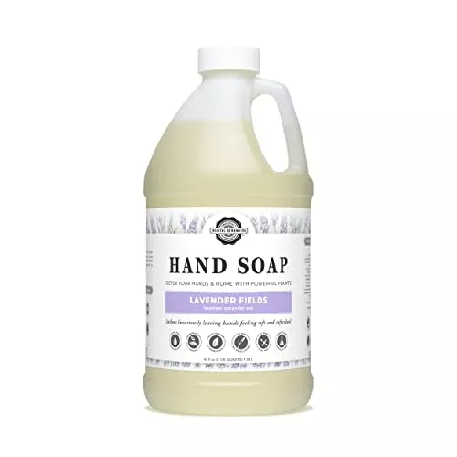 Rustic Strength Hand Soap - Lavender Scent, Natural Moisturizers - 64oz Refill