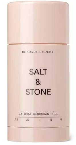 SALT & STONE Sensitive Skin Deodorant - Moisturizing Probiotics, Bergamot & Hinoki - 2.6oz