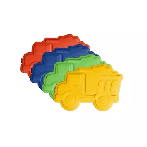 Simple Modern Character Ice Pack - Keeps Food Cold, BPA Free, Durable - 4 Pack Construction Truck