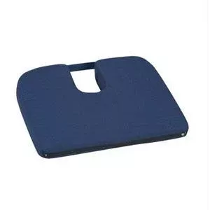 Sloping Coccyx Cushion, 15" X 14" X 1.5", Navy- 1 Each