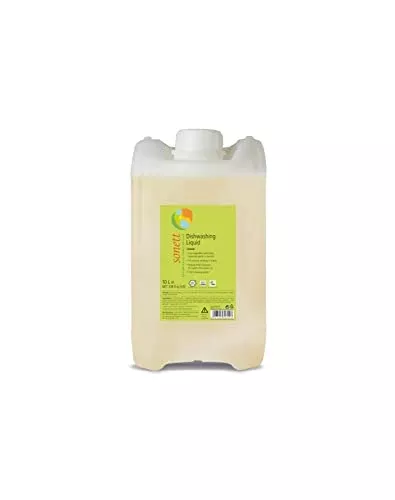 Sonett Organic Dishwashing Liquid - Hypoallergenic, 100% Biodegradable, Lemon Scent - 2.6 gal