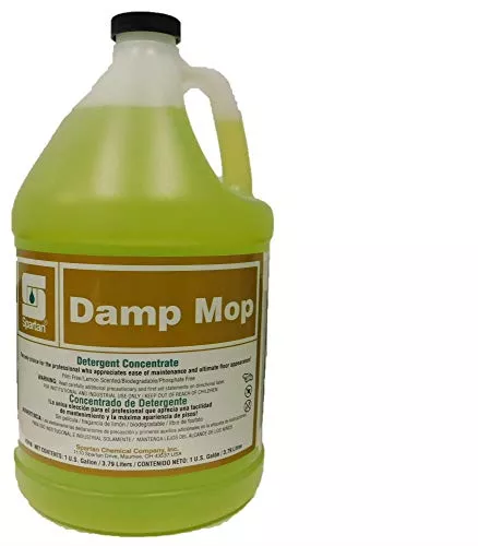 Spartan Floor Cleaner - No-Rinse, Fast-Drying, Biodegradable - 1 Gallon, Lemon Scent