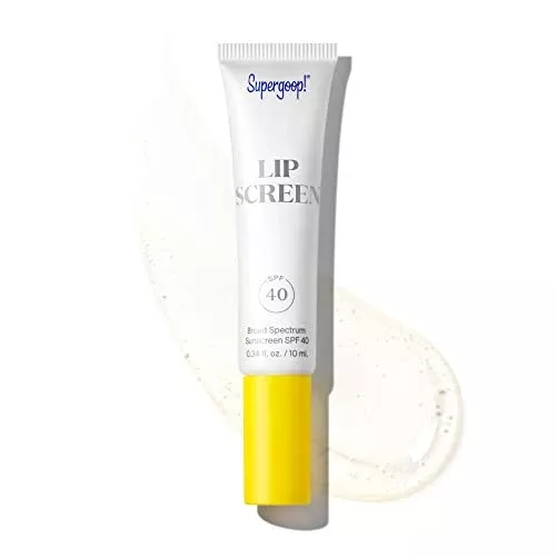 Supergoop! Lipscreen Shine SPF 40 - UVA/UVB Protection, Moisturizing Formula - 0.34 fl oz