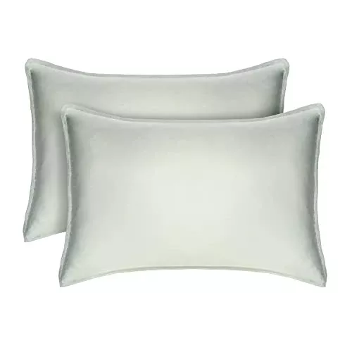 TAFTS Queen Pillowcases - Luxuriously Soft, Cooling, OEKO-TEX Certified - 2-Pack, Sage Green