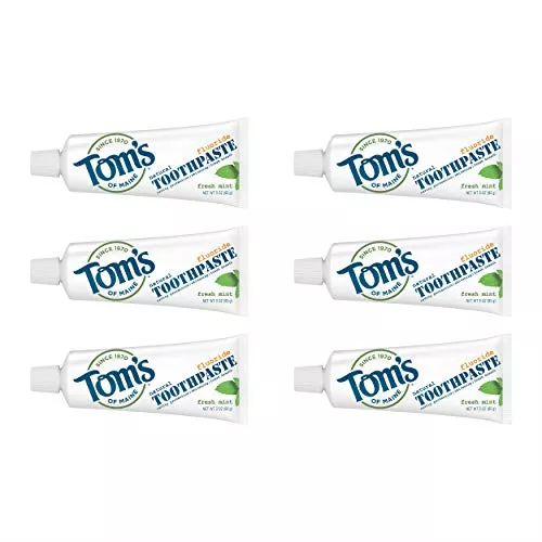 Tom's of Maine Toothpaste - Natural Cavity Protection, No Artificial Ingredients - 3oz 6-Pack