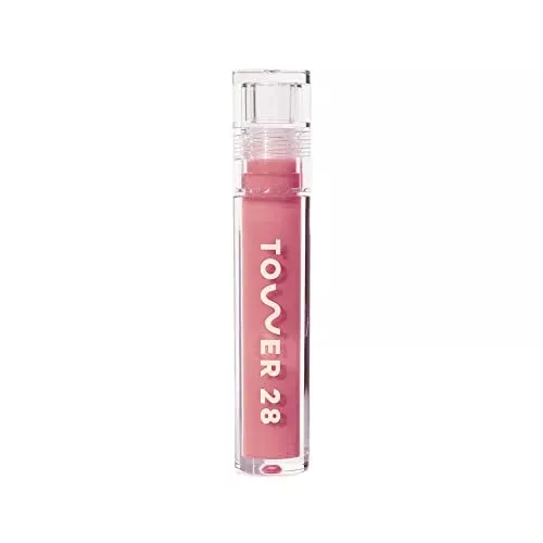 Tower 28 Lip Gloss - Moisturizing Non-Sticky Formula with Apricot & Raspberry Oils - PISTACHIO