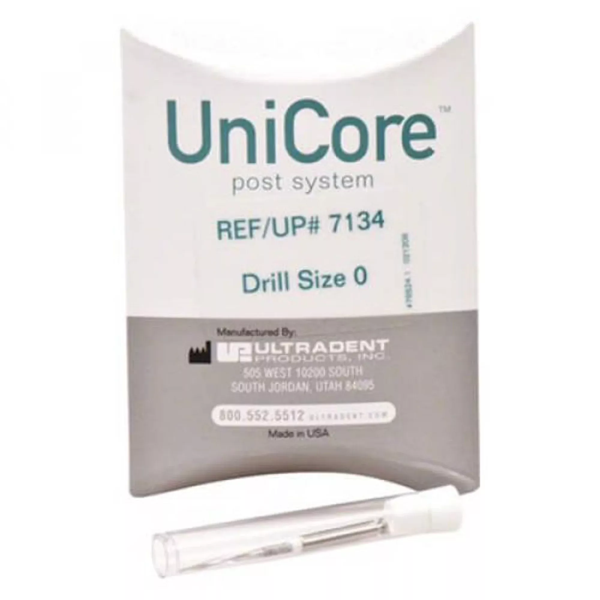 Ultradent - Unicore Drills, #0, White, 1/Pack