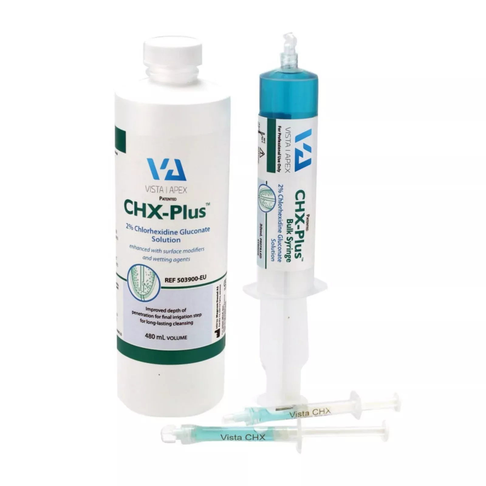 Vista - CHX-Plus - Enhanced 2% Chlorhexidine Gluconate Solution - 30mLBulk Syringe