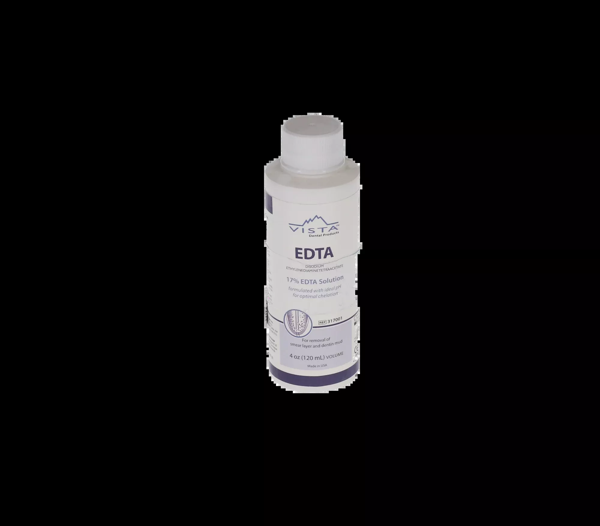 Vista - EDTA Solution 17% 4oz (120ml)/Bt