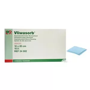 Vliwasorb Super Absorbant Dressing, 4" X 8"- Box of 10