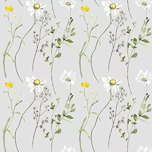 Waterleaf Paper Co. Floral Print Gift Wrap - 100% Dissolvable, Compostable, 18" x 47"