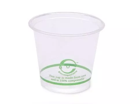 World Centric Compostable Cup - 100% Biodegradable, Ideal for Restaurants & Schools - 6oz, 400 Count