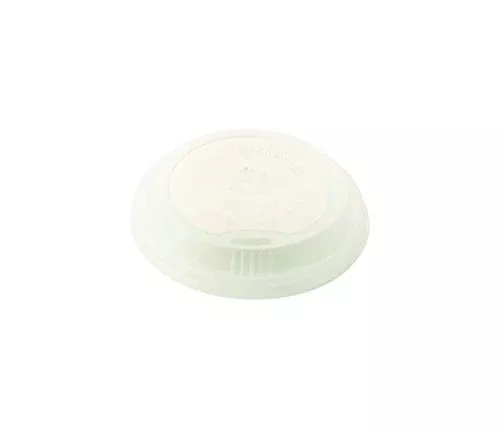World Centric Compostable Lid for Hot Cups - Strong, Biodegradable, Fits 10-20oz - 1000 count