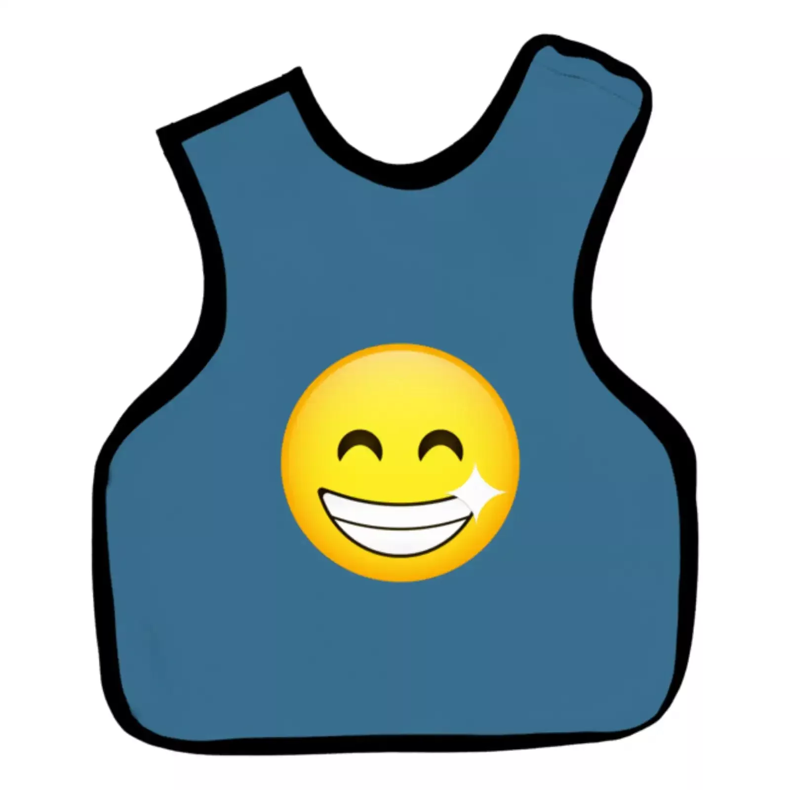 X-Ray Apron Cling Shield Child Protectall LF Vinyl w/Collar White