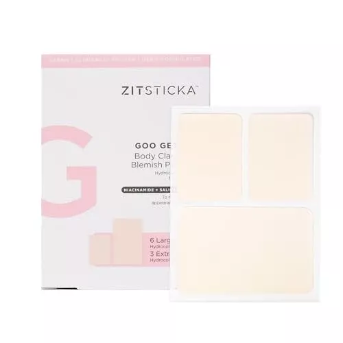 ZitSticka Pimple Patches - Quick Blemish Relief, Moisture-Infused, Biodegradable - 9 Pack